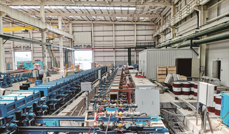 Hệ thống sưởi cảm ứng kiểm soát nhiệt độ chính xác hiệu quả cao cho thanh cán liên tục