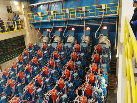 Thiết bị luyện kim tiên tiến Máy khuấy điện từ cuối cùng cho máy đúc liên tục