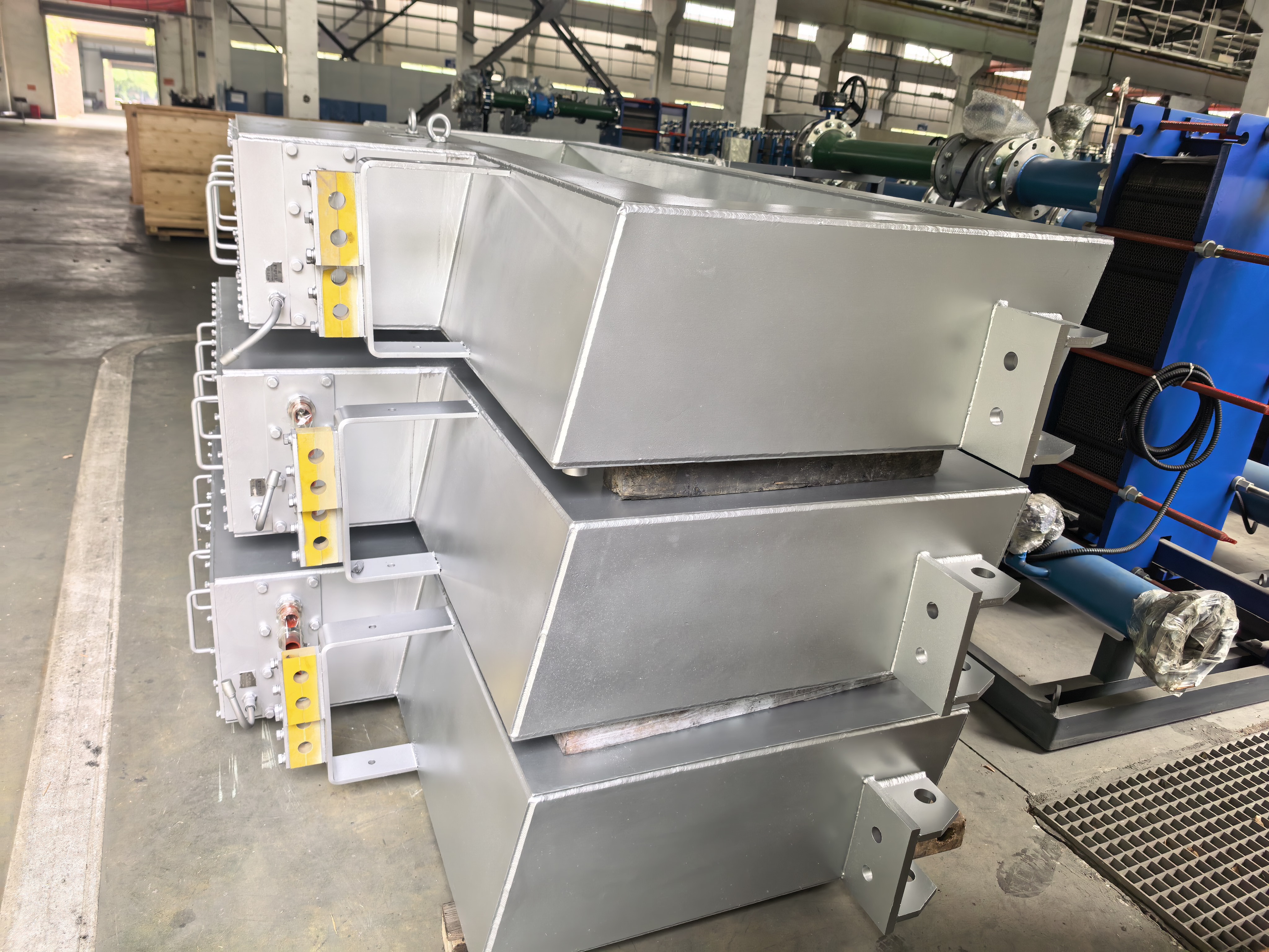 Phanh điện từ (EMBR) cho máy đúc tấm trong sản xuất thép